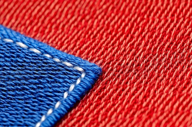 Detale haftu na tkaninie